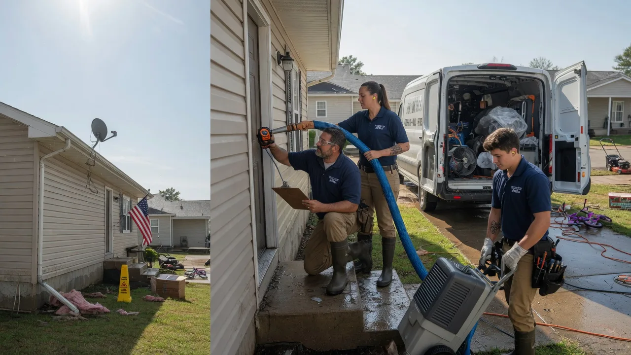 Ceiling Water Damage Restoration in Burnt Prairie, IL near me